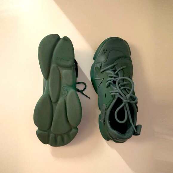 CamperLab Karst Green Leather Sneakers - Picture 4 of 6